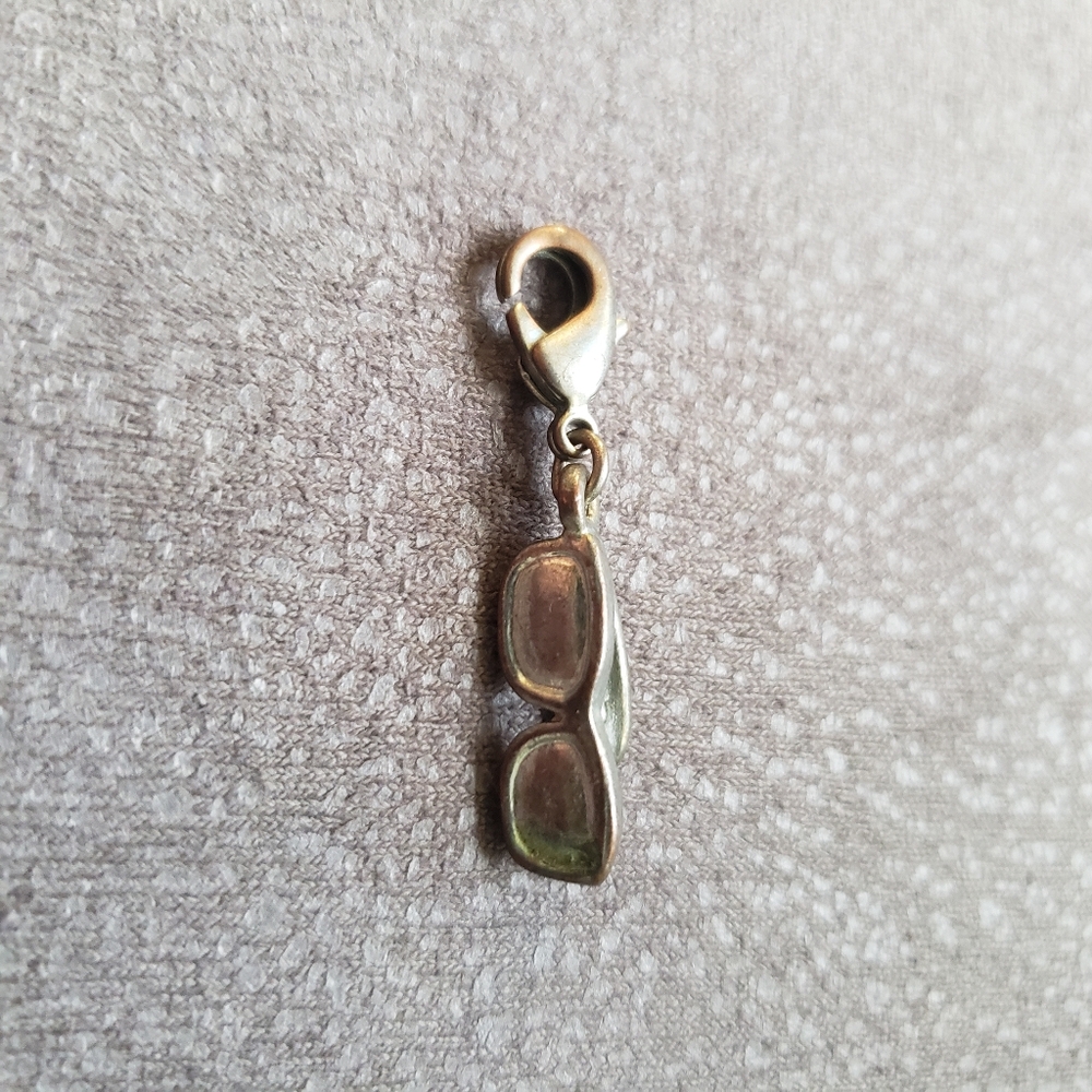 2/$9 Silver Sunglasses Charm For Charm Bracelet